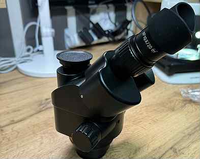 Тринокулярный микроскоп szmn черный