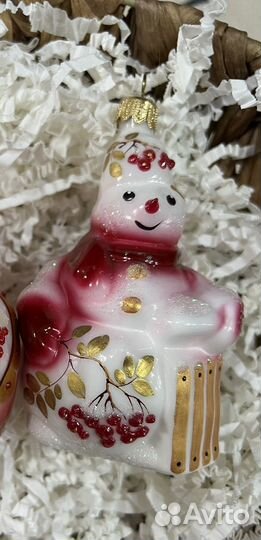 Елочные игрушки Ариель Снеговик