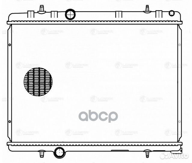 Радиатор охл. для а/м Peugeot 308 (07) /407/Cit