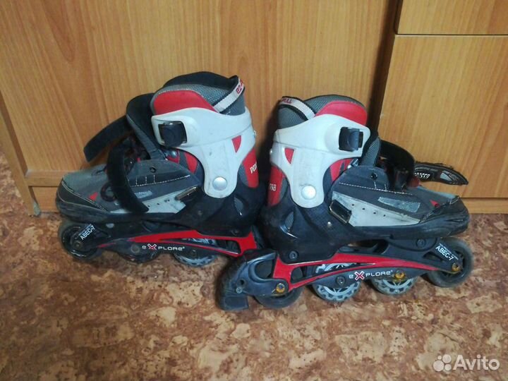 Роликовые коньки детские раздвижные