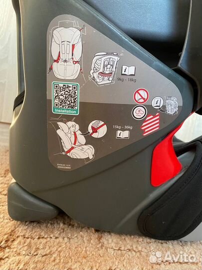 Детское автокресло 9 до 36 кг britax romer