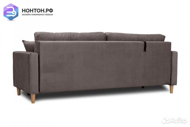 Диван тик-так Айрин коричневый