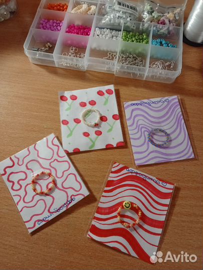 Серьги из бисера