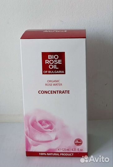 Болгарская розовая вода для лица Biofresh 125ml