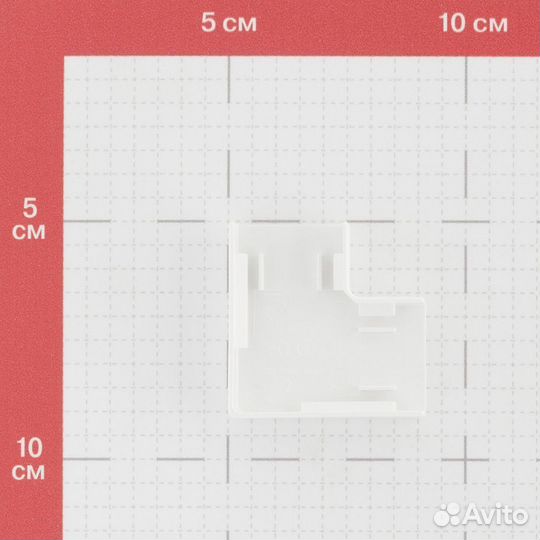 Угол плоский для кабель-канала (00407) 22х10 мм бе