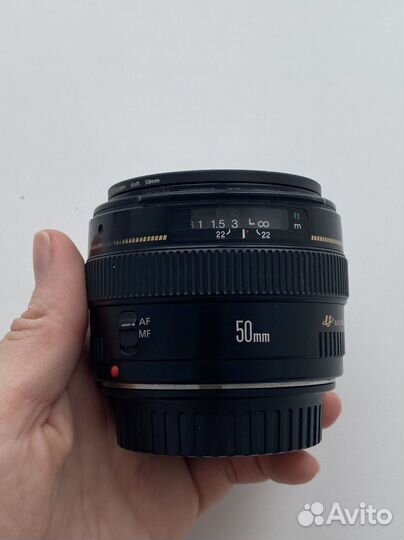 Объектив canon 50mm 1 4