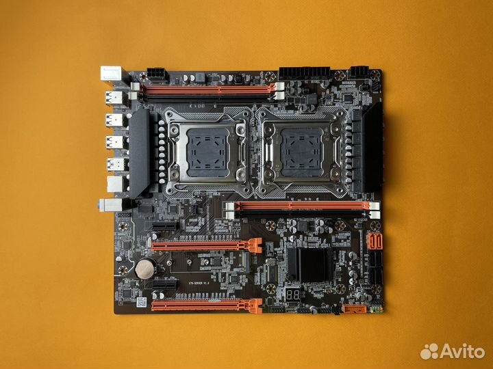 Материнская плата X79 Dual Сокет 2011 DDR3