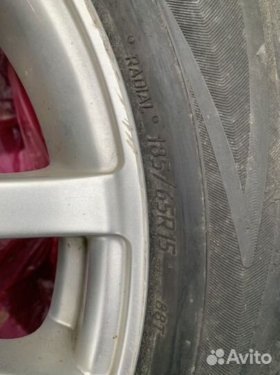 Литые диски с зимней резиной r15 5х108