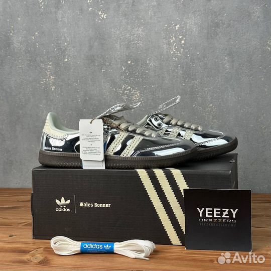 Кеды Wales Bonner x Adidas Samba Silver