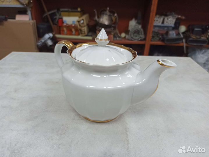 Советский Заварочный Чайник Фарфор СССР Дмитровка