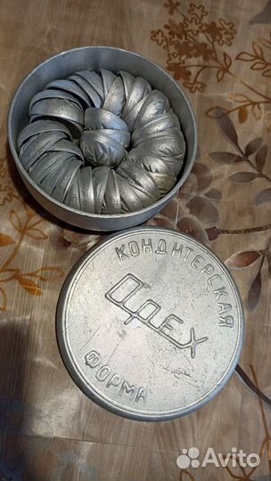 Форма для выпечки печенья орех СССР