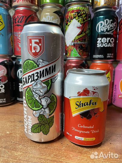 Банки от энергетиков, пива, газировки