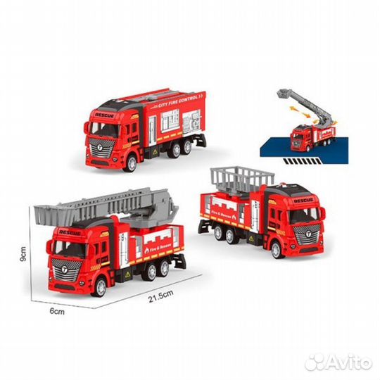 Машина металлическая, инерционная, пакет, в ассорт