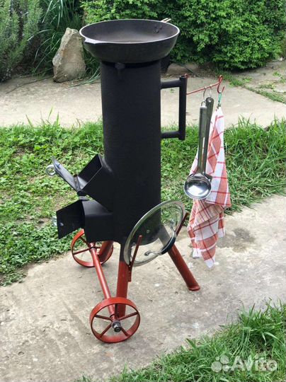 Печь под казан, сковороду