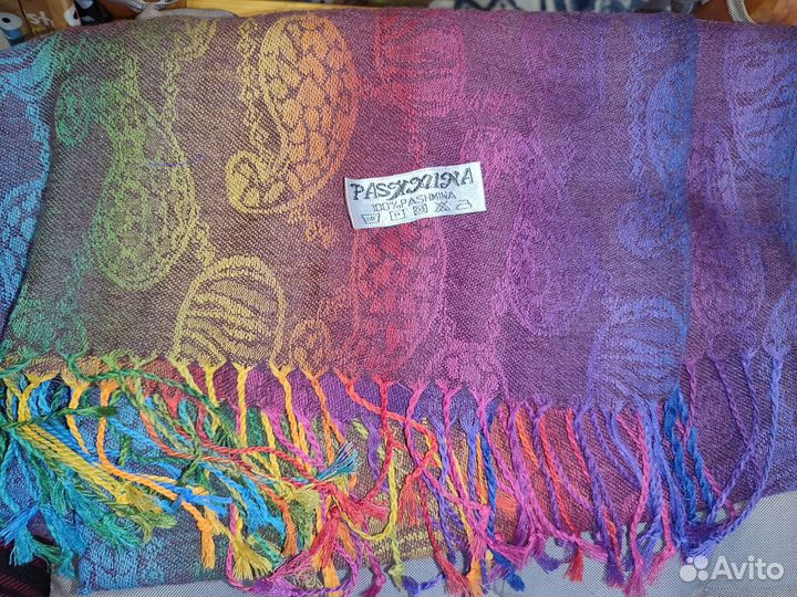 Палантин кашемировый