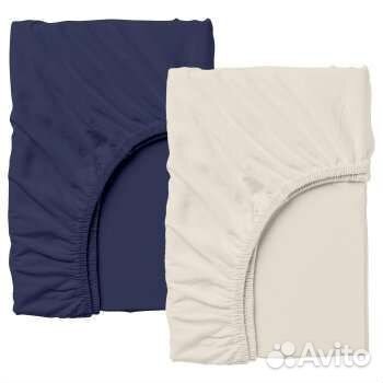 Простынь на резинке сатин 100 хлопок