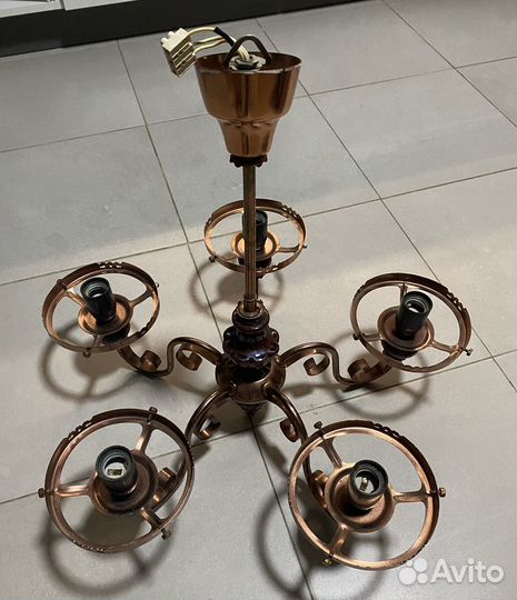 Люстра 5 рожковая СССР