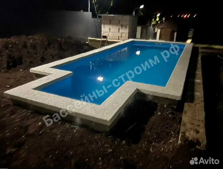 Бассейн 7х3х1,5 от производителя,ступени Лето