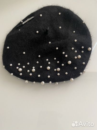 Берет женский черный