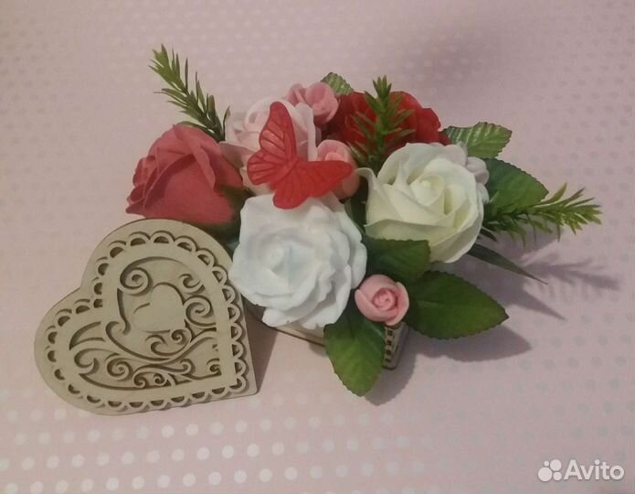 Мыло ручной работы, букеты, композиции