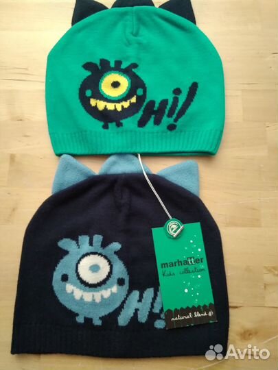 Детская шапка 100 % хлопок