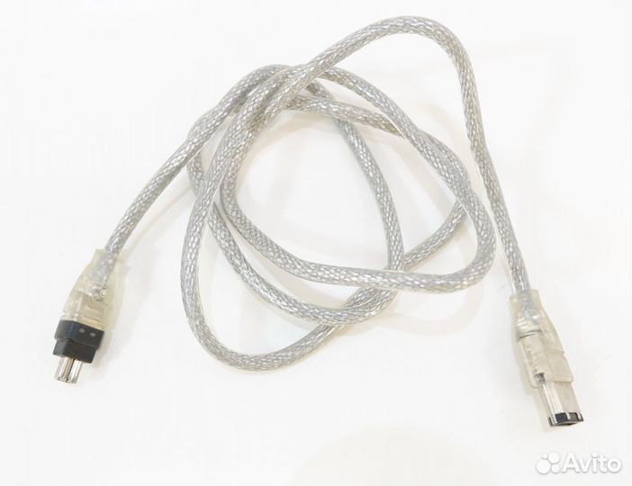 Кабель FireWire ieee-1394 4p6p — 1.5 метра прозрач