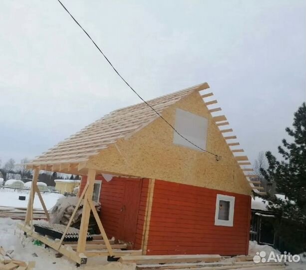 Строительство домов, бань, гаражей, пристроек