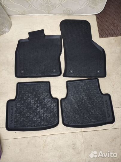 Коврики оригинальные skoda octavia a7