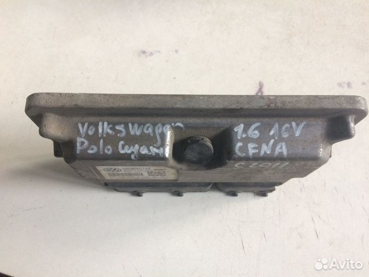 Блок управления двигателем Volkswagen Polo седан с