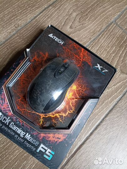 Мышь игровая проводная A4Tech F5 черная