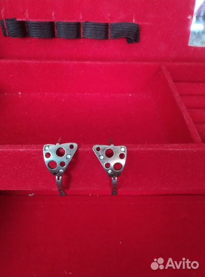 Серьги серебро