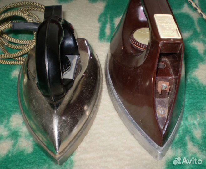 Утюги электрические старые СССР и РФ
