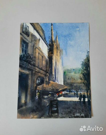 Картина акварельная