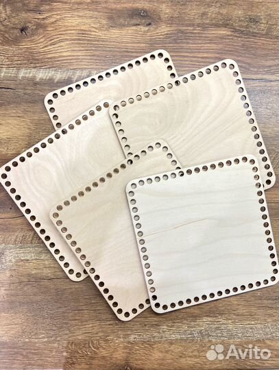 Донышки для вязания корзинок и органайзеров