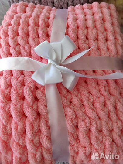 Плед из Alize puffy(Ализе пуффе)