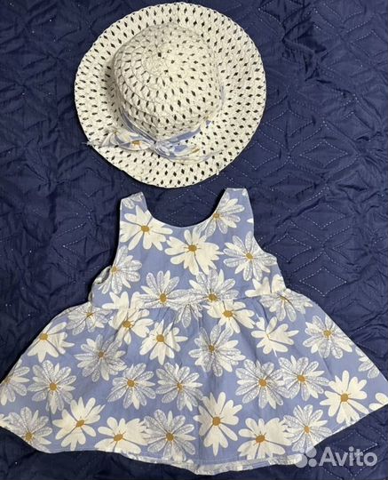 Продано Летнее Платье для девочки 74-80