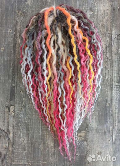 Завитые дреды Б/У