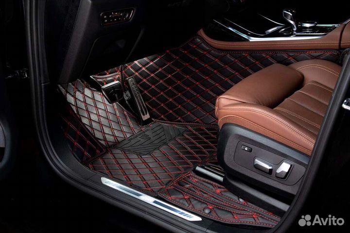 3D Коврики Range Rover Салон Багажник из Экокожи