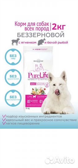 Беззерновой сухой корм для собак