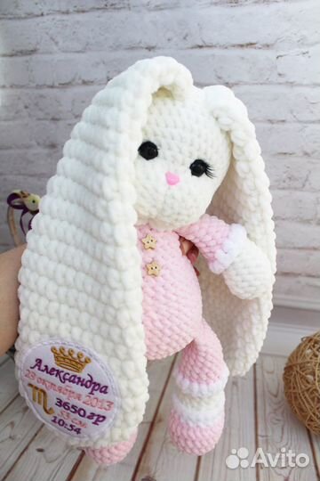 Вязаная зайка