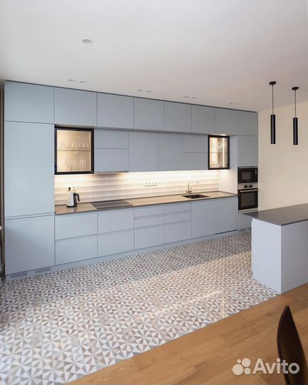 Современная кухня на заказ мдф фасады