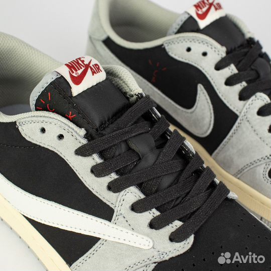 Кроссовки Air Jordan 1 Low x Travis Scott Light Gr