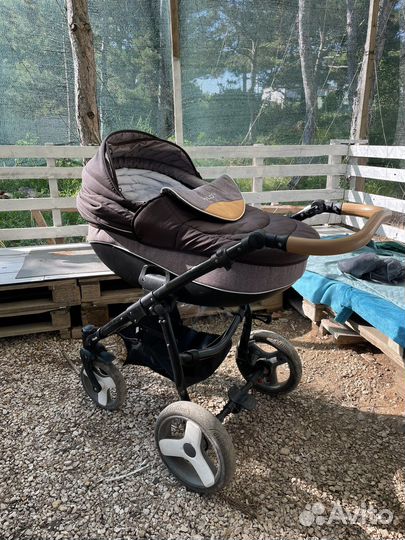 Коляска 3в1 /2в1 Tutis rudis solo