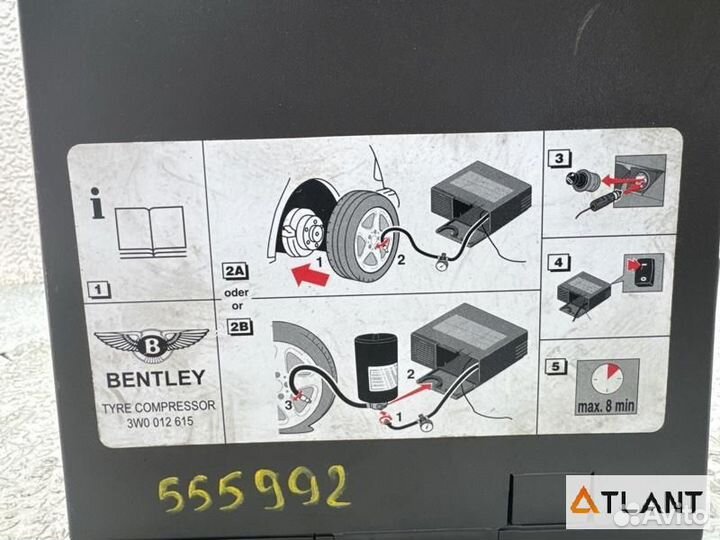 Компрессор для колес bentley continental GT