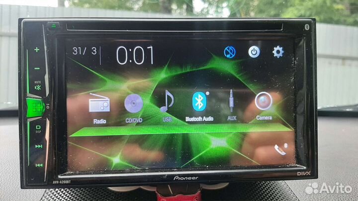 Магнитола 2din pioneer avh-a200bt