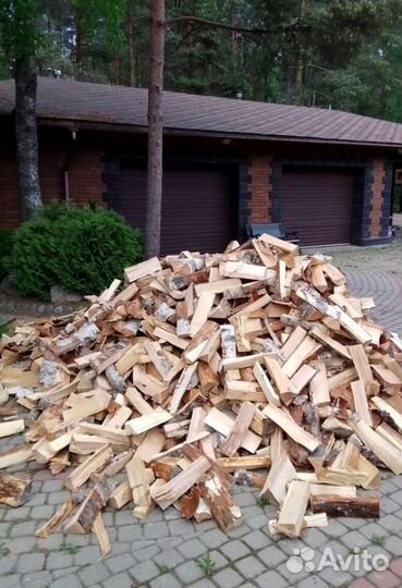 Дрова колотые Береза