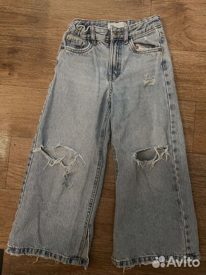 Джинсы на девочку 122