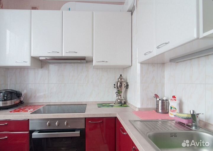 Кухня Красно-Белая напрямую от фабрики на заказ