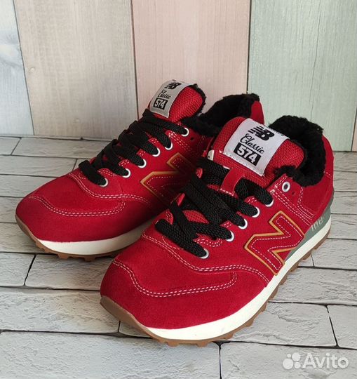 Кроссовки женские зимние на меху NEW balance 574