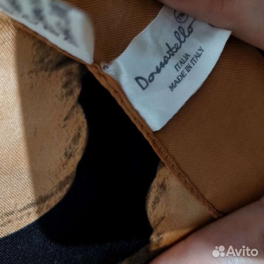 Винтажный платок Италия Donatello тюльпаны